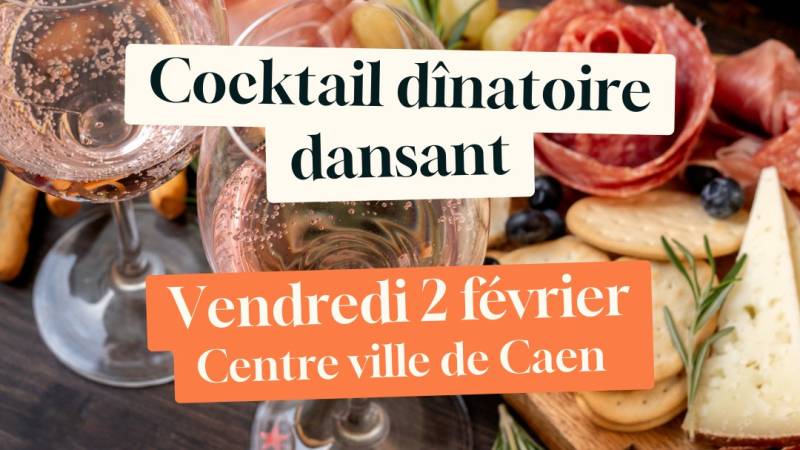 Cocktail dînatoire en centre ville à Caen