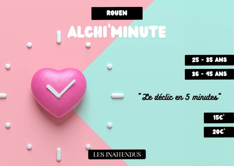 Alchi'Minute : Découvrez le Speed Dating nouvelle génération à Rouen