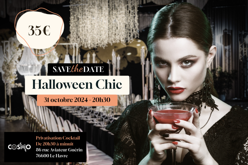Soirée Halloween spéciale célibataires : le 31 octobre 2024 à 20h30 au Cosmo, Le Havre